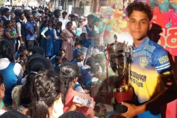 தமிழர் பகுதியில் மரதன் ஓடிய மாணவனிற்கு நேர்ந்த கதி! வைத்தியசாலையை முற்றுகையிட்டதால் பதற்றம்