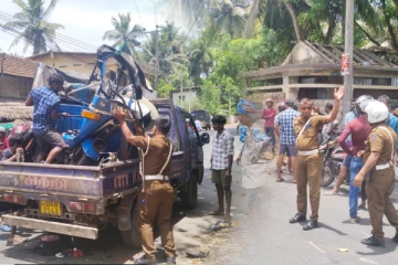 யாழில் இடம்பெற்ற பயங்கர விபத்து: ஒருவர் படுகாயம்