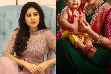 அட பாக்கியலட்சுமி ரித்திகாவின் மகளா இது? கிருஷ்ணர் வேடத்தில் எப்படி இருக்காங்க பாருங்க