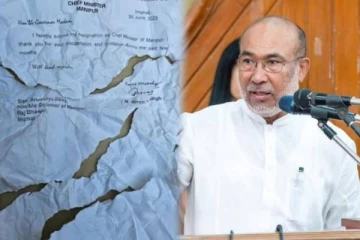 ராஜினாமா செய்ய சென்ற மணிப்பூர் முதல்வர் - கடிதத்தை கிழித்தெறிந்த பெண்கள்!