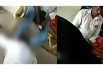 சாதி பெயரை சொல்லி அரசு ஊழியரை காலில் விழவைத்த கொடூரம்!