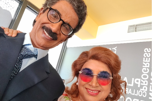 வேற மாரி ஆளே மாறிப்போன கோவை சரளா , இணையத்தில் வைரலாகும் புகைப்படம் - தமிழ்நாடு