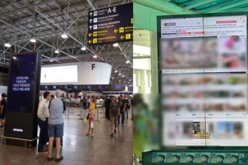 விமான நிலையத்தில் முகம் சுழிக்க வைக்கும் செயல்! அதிர்ச்சியடைந்த பயணிகள்