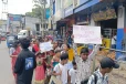 மலையக சிறுவர்களின் உரிமைகளை வலியுறுத்தி ஹட்டனில் சிறுவர் ஊர்வலம்