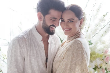 நடிகை சோனாக்ஷி சின்ஹா திருமணம் முடிந்தது.. இந்து - முஸ்லீம் இரண்டு மத சடங்குகளும் இல்லாமல் திருமணம்