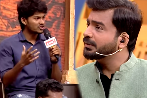 Tamizha Tamizha: உலகம் அழியப் போகின்றதா? அரங்கத்தில் இளைஞரின் கதறல் | Tamizha Tamizha Fear People Vs Bold People