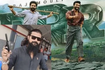 RRR படத்தை பார்க்க வந்த நபரால் ஏற்பட்ட பரபரப்பு! வைரலாகும் காணொளி