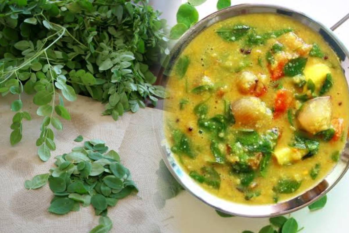 இரும்புச்சத்து நிறைந்த முருங்கைக்கீரை தண்ணீ குழம்பு.., எப்படி செய்வது? | Drumstick Leaves Kuzhambu Recipe In Tamil