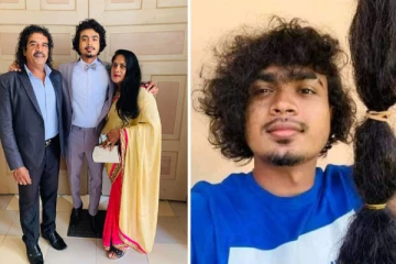 තම මිය ගිය නංගි වෙනුවෙන් හිසකෙස් වවා පරිත්යාග කල කින්ස්ලි පීරිස්ගේ පුත් කවිදු (PHOTOS)