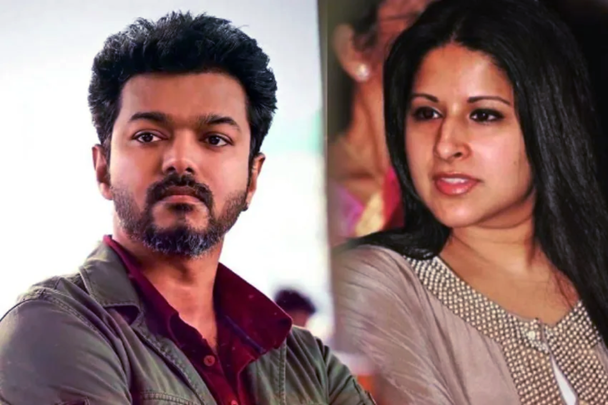 த்ரிஷாவுடன் ஜாலியாக விஜய்... வெளிநாட்டில் மகளுடன் சங்கீதா! படு வைரலாகும் காணொளி | Sangeetha With Daughter Abroad Video Goes Viral