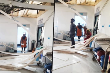 மட்டக்களப்பு பகுதியில் திடீரென உடைந்து விழுந்த வைத்தியசாலை கூரை - பொதுமக்கள் விசனம்