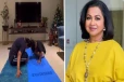 பேரக்குழந்தைக்கு யோகா டீச்சராக மாறிய ராதிகா.. அலப்பறைகளை காணொளியாக போட்ட மகள்