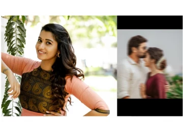 நெற்றியில் முத்தமிட்ட காதலனை அறிமுகம் செய்த ப்ரியா பவானி சங்கர் - வைரலாகும் புகைப்படம் - ரசிகர்கள் வாழ்த்து