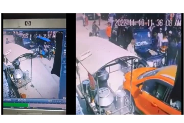 மின்னல் வேகத்தில் இரு குழந்தைகள் மீது ஜீப்பை மோதிய போலீஸ்... - தூக்கி வீசப்பட்ட பதற வைக்கும் சிசிடிவி காட்சி...!