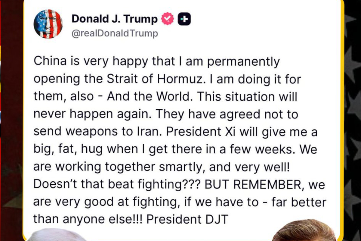 இழுபறியில் ஹோர்முஸ் நீரிணை திறப்பு - சீனாவின் நிலைப்பாடு குறித்து டிரம்ப் போட்ட பதிவு | China Happy About Strait Of Hormuz Reopening Trump