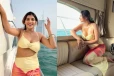 துபாய் சொகுசு கப்பலில் ஜாலி பண்ணும் நடிகை யாஷிகா ஆனந்த்..