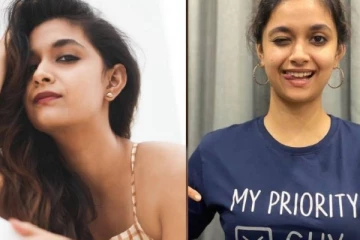 மொட்டைமாடி புகைப்படம்! ரம்யா பாண்டியனையே தூக்கிசாப்பிட்ட நடிகை கீர்த்தி சுரேஷ்!
