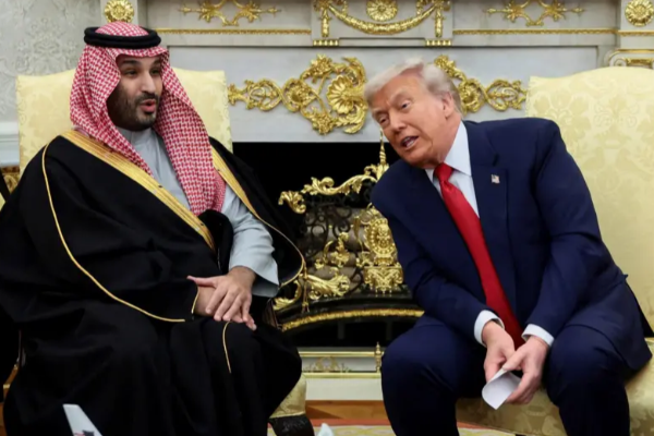 அமெரிக்காவில் $1 ட்ரில்லியன் முதலீடு: சவுதி இளவரசர் டிரம்புக்கு வழங்கி உறுதி | Saudi Arabia Afford 1Tn Investment Deal To Usa