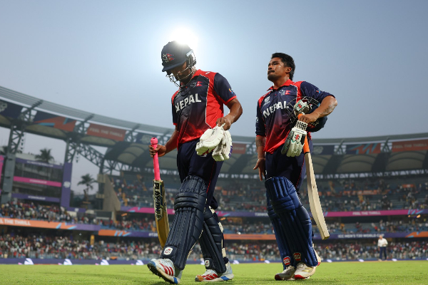 இந்திய - வான்கடே மைதானத்தை கைப்பற்றிய நேபாள ரசிகர்கள் | T20 Wc Nepali Fans Take Over Wankhede Stadium