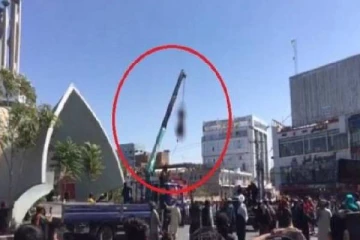 ஆட்கடத்தல் குற்றச்சாட்டில் நால்வரை கொலை செய்து சடலங்களை கிரேனில் தொங்கவிட்ட தலிபான்கள்