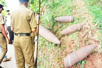 முல்லைத்தீவு பாடசாலை எல்லையிலிருந்து ஐந்து செல்கள் மீட்பு