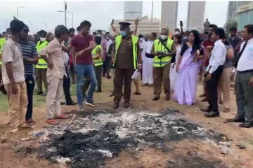 காலிமுகத்திடலுக்கு பெருமளவு காவல்துறையினர் வருகை (படங்கள்)