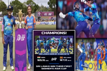 ஒன்பதாவது ஆசிய மகளிர் கிண்ணத்தை கைப்பற்றி சாதனை படைத்த இலங்கை அணி