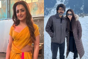 GOATல் விஜய்யுடன் நடனமாடிய நடிகை திரிஷா.. வெளிவந்த புகைப்படங்கள், இதோ