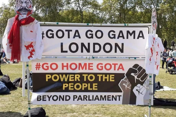 லண்டனிலும் கோட்டா கோ கம (Photos) | London Sri Lankan Protest