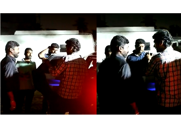 விஷாலை சந்தித்த இயக்குநர் லோகேஷ் கனகராஜ்! சந்திப்பின் போது எடுக்கப்பட்ட வீடியோ | Lokesh Mer Vishal On Set