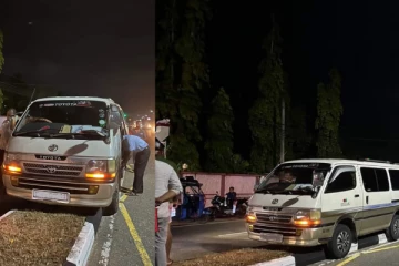 மட்டக்களப்பு - கல்லடி பகுதியில் வான் விபத்து