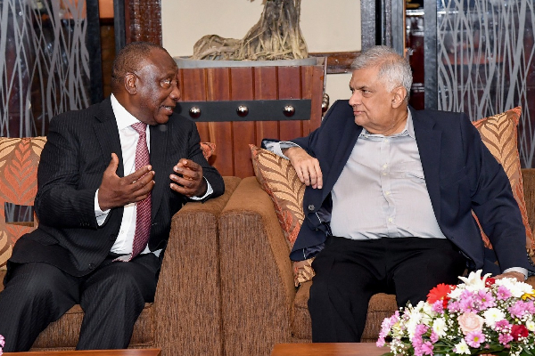 சிறில் ரமபோஷா மற்றும் ரணில் விக்ரமசிங்க-Cyril Ramaphosa and Ranil Wickramasinghe சிறில் ரமபோஷா மற்றும் ரணில் விக்ரமசிங்க-Cyril Ramaphosa and Ranil Wickramasinghe