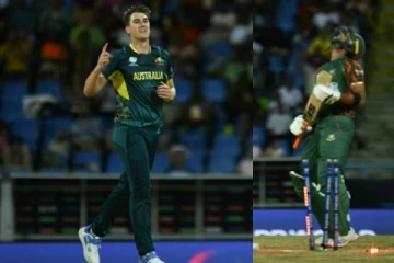 டி20 உலகக்கிண்ண போட்டியில் ஹாட்ரிக் விக்கெட்! சாதனை படைத்த அவுஸ்திரேலிய வீரர்