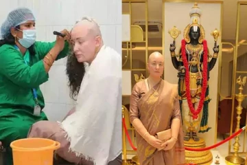 தீ விபத்தில் உயிர் தப்பித்த மகனுக்காக திருப்பதியில் மொட்டை அடித்த பவன் கல்யாண் மனைவி