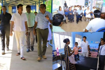 மட்டக்களப்பு அரச வைத்தியசாலைகளுக்கு கிழக்கு ஆளுநர் திடீர் விஜயம்!