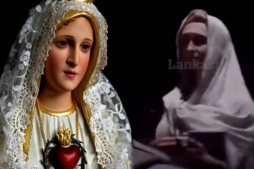 கன்னி மாதா உருவத்தில் நடமாடும் இளம்பெண்.. பார்த்ததும் அதிர்ச்சியான இணையவாசிகள்