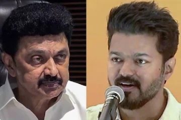 2026ல் திமுக vs தவெக இடையில் மட்டுமே போட்டி - தவெக கூட்டத்தில் பொங்கிய விஜய்!