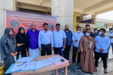 பயங்கரவாத தடைச்சட்டத்தை ஒழிக்கும் கோரிக்கையில் கையெழுத்திட்ட, கவிஞர் ஜசீம்
