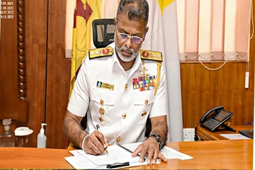 இலங்கை கடற்படையின் புதிய பணிக்குழாம் பிரதானி நியமனம்