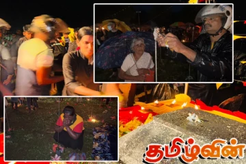 கல்லறை முன் கனத்த இதயத்துடன் ஈச்சங்குள துயிலுமில்லத்தில் விழுந்த கண்ணீர் துளிகள் !