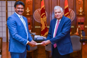 காஸா குழந்தைகள் நிதியத்திற்கு நன்கொடை வழங்கிய முதல் அரசியல் தலைமை