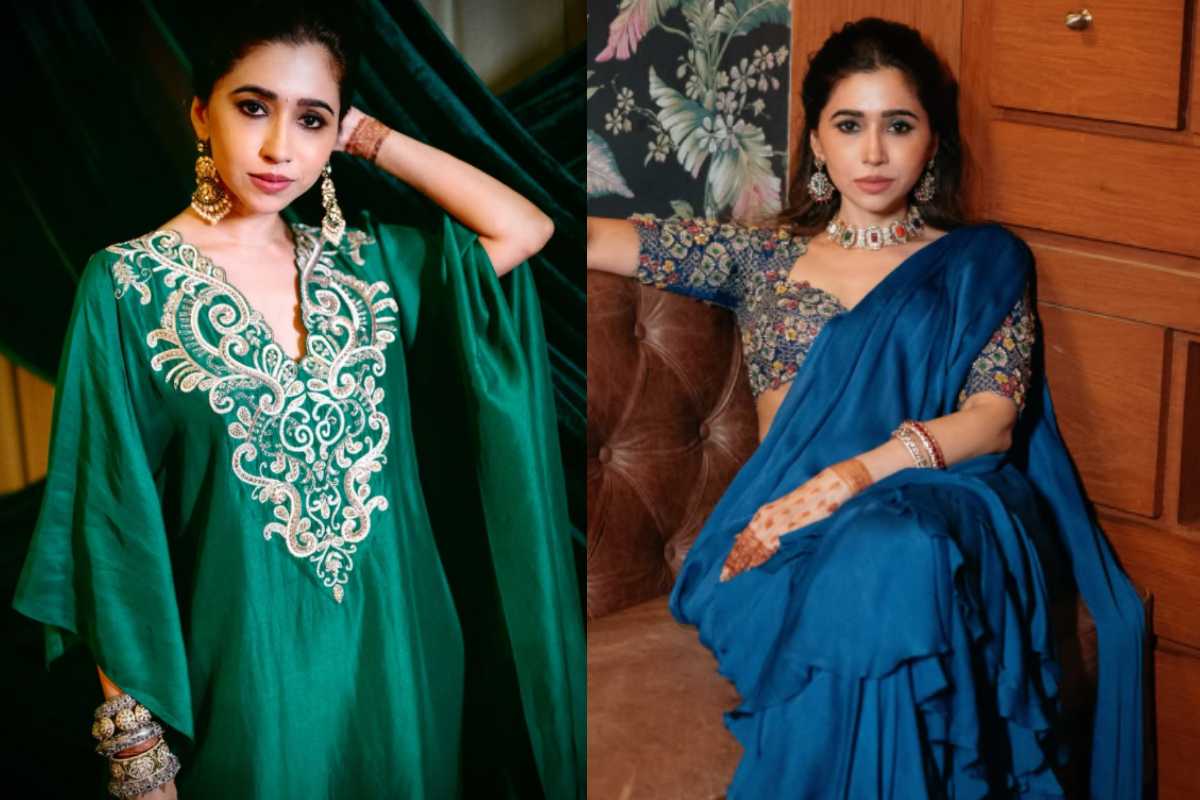 ஹீரோயின்களுக்கே டஃப் கொடுக்கும் ஆர்த்தி ரவியின் அழகிய புகைப்படங்கள்.. | Aarti Ravi Recent Golden Saree Photos Post Viral ஹீரோயின்களுக்கே டஃப் கொடுக்கும் ஆர்த்தி ரவியின் அழகிய புகைப்படங்கள்.. | Aarti Ravi Recent Golden Saree Photos Post Viral