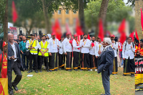 காணாமல் ஆக்கப்பட்டோருக்கு நீதி கோரி லண்டனிலும் அணி திரண்ட மக்கள் | Protests London Demanding Justice Disappeared