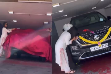 கைவிட்ட கணவர்! கர்ப்பமான நிலையில் போராடி புது சொகுசு கார் வாங்கிய தமிழ் சீரியல் நடிகை ! விலை என்ன ?