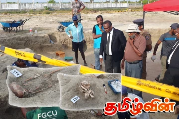 தொடரும் செம்மணி அவலம் : இடுப்பில் கட்டும் தாயம் ஒன்றுடன் எலும்புக்கூடு மீட்பு