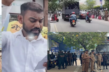 முக்கிய அமைச்சருக்கு எதிராக கொழும்பில் வெடித்த போராட்டம் - குவிக்கப்பட்டுள்ள காவல்துறையினர்