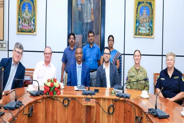 அவுஸ்திரேலிய பாதுகாப்பு அதிகாரிகள் யாழ். பல்கலைக்கு விஜயம்