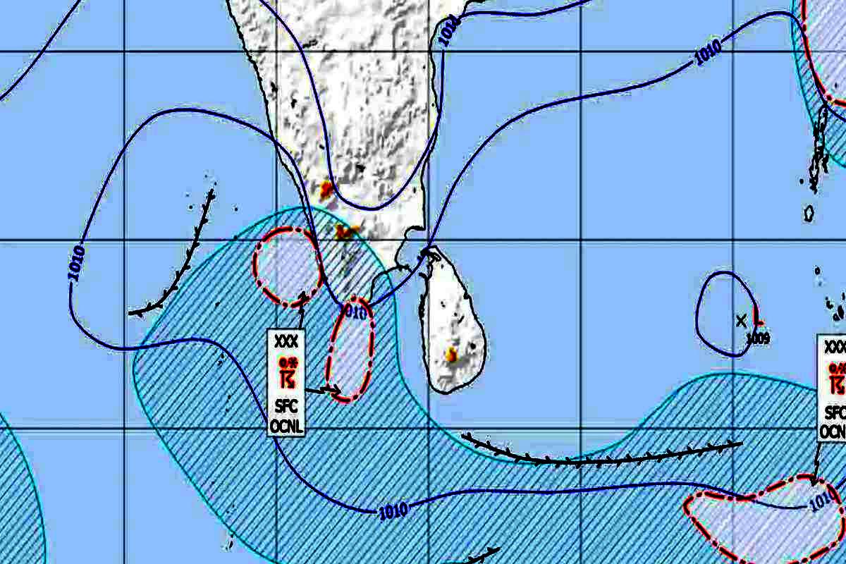 வங்காள விரிகுடாவில் குறைந்த காற்றழுத்தம் உருவாக வாய்ப்பு - விடுக்கப்பட்டுள்ள எச்சரிக்கை | Warning Low Pressure Area Over The Bay Of Bengal வங்காள விரிகுடாவில் குறைந்த காற்றழுத்தம் உருவாக வாய்ப்பு - விடுக்கப்பட்டுள்ள எச்சரிக்கை | Warning Low Pressure Area Over The Bay Of Bengal