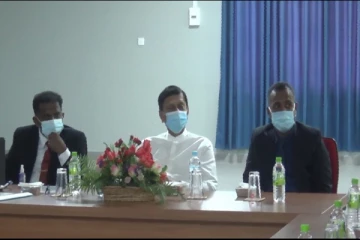 வவுனியா பல்கலைக்கழகத்திற்கு இராஜாங்க அமைச்சர் விஜயம்