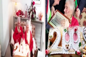 100வது பிறந்த தினத்தை கொண்டாடிய இரட்டையர்கள் - கின்னஸ் புத்தகத்தில் பதிவு